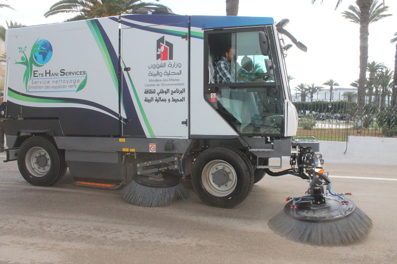 Tunis — Collecte ménagère — centre-ville
