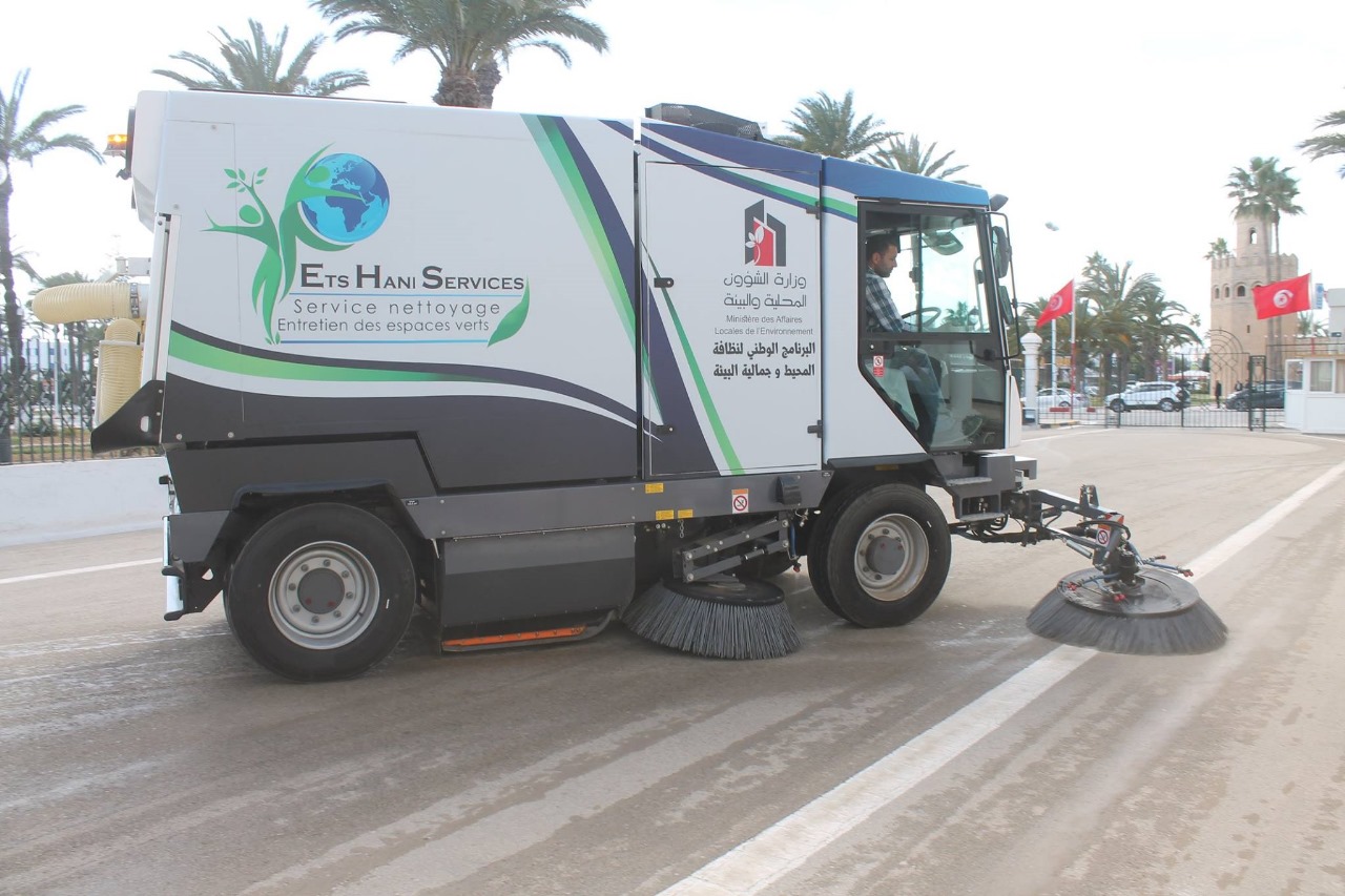 Sousse — Nettoyage voirie — artères principales
